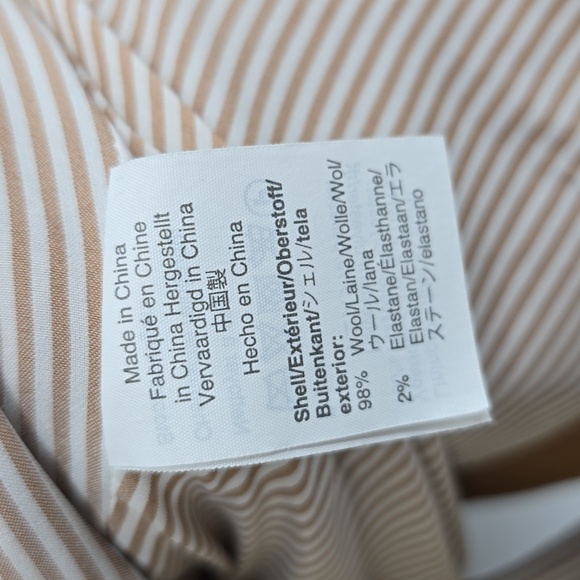 J. Crew Parke blazer in wool flannel Camel  Brown Color  Size 0 - Picture 8 of 9